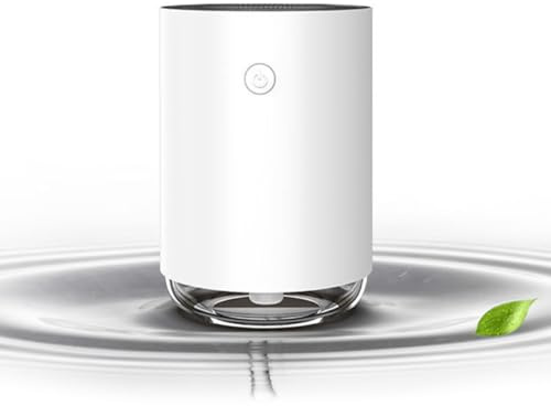 Angoily Mini Humidificador Portátil USB de Aire Aromático para Oficina y Hogar Difusor de Aroma Ultrasónico en Color Crema Humidificador de Aire Compacto para Aromaterapia y Ambiente