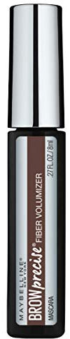 Maybelline New York Brow Precise Fiber Filler Mascara Sopracciglia, Medium Brown