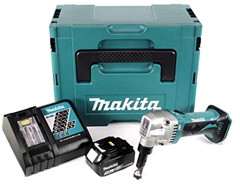 Makita DJN 161 RF1J 18V Akku Knabber Schere + 1x Akku 3,0Ah + Schnellladegerät + Makpac