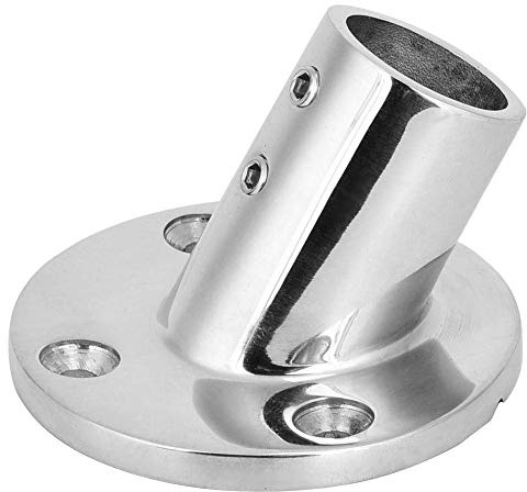 Marine Edelstahl Handlauf Beschläge 60 Grad Runde Basis Für 22mm Oder 25mm Rohr(22mm) Für Boot Deck