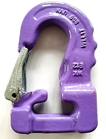 Rundschlingenhaken Hebeband Haken GK8 Tragf.:1000 kg violett