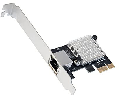 2.5 Gigabit Ethernet PCI Express PCI-E Network Interface Card 10/100/1000/25000 Mbps RJ45 LAN Intel I225 Chipset
