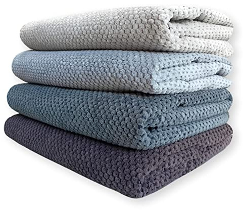 4L Textil Teo Hundebett Bezug Ersatzbezug waschbar Hundekörbchen | 80x60 cm | Dunkelgrau | Maschinenwaschbar | Robust | Mit Reißverschluss
