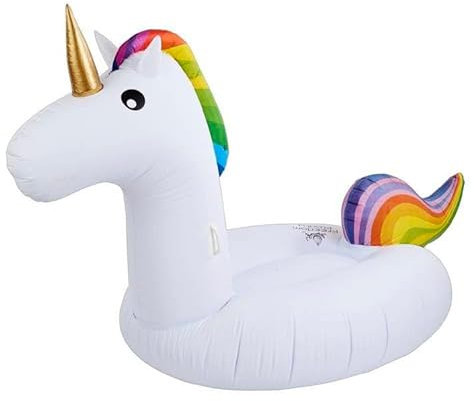 Inflatable Unicorn Baby Swim Ring Toddler Pool Float Tube Water Toys Inflatable Kids Swim Ring with Seat