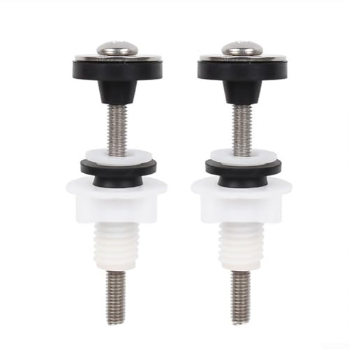 Perno de tanque, cisterna de inodoro a inodoro kit de sellado de fijación de accesorios pernos de acero inoxidable pernos de fijación y anillo de goma