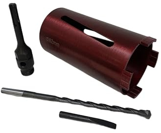 82mm Dry Diamond Drilling Core Drill Bit Turbo Segments with UK MADE Sds Arbour & Drill Bit