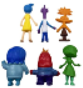 Atsmoce®6 Pzs Action Figure di Inside Out 2, Giocattoli di Figura Inside Out 2, decorazioni per torte, bomboniere, regali per fan