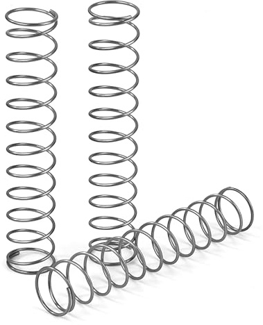 GUNGY Compression Spring Stainless Steel Spring Compression Springs 100 mm Wire Diameter 1.2 mm Inner Diameter 16 mm Length 100 mm Maximum Spring Force 1.8 kg Pack of 4