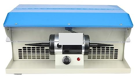 ZKLGS Máquina pulidora, lijadora Orbital, Máquina Pulidora con Colector De Polvo Mini Motor De Molienda B Ench Grinder1/6 Máquina Pulidora De Joyería para lijar, pulir