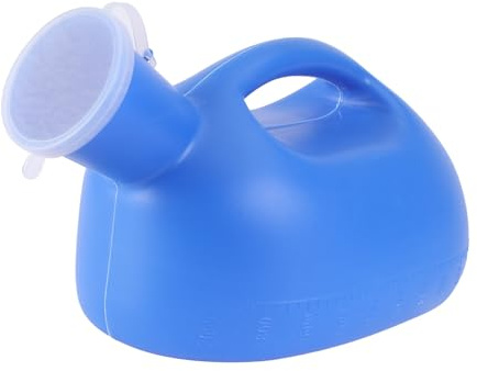 VERDANVERSE Urinflasche Für Männer Mit Robustem Standfuß Ergonomischer Griff Tragbares Reiseurinal Für Camping Outdoor Notfall Bett Häusliche Pflege