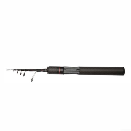 ZAMETTER Mini set di canna da pesca telescopica professionale canna da pesca in fibra di carbonio Spin-ning Pole 150 cm 165 cm componenti in acciaio inossidabile impugnatura in sughero mini canna da