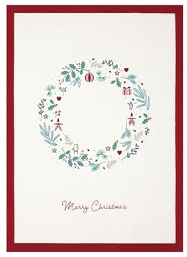 GreenGate Didina Geschirrtuch Bedruckt White 70x50cm