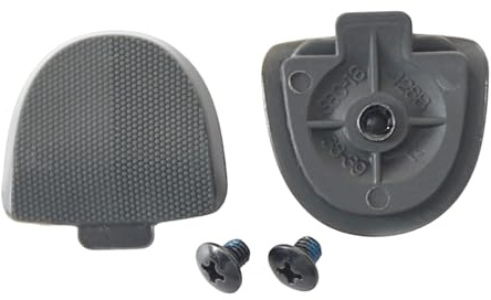 MotiveTech 2X Repuestos para Tacones de Bicicleta con Tornillos para Calzado de Bicicleta de Carretera, Reemplaza Accesorios, Piezas de Reparación para Instalar, para Tallas UE 42 a