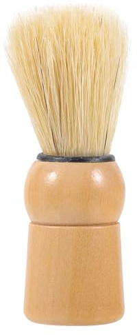 TEHAUX Brosse à Barbe Brosse Multifonctionnelle Poils de Sanglier en Bois pour Rasage Nettoyant Les Pores Outil Polyvalent pour Fête des Pères pour Hommes