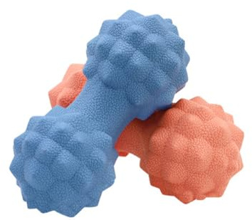 Silikon Massageball für Training und Selbstmassage, Extra Fest | Blauer Pilatesball, für Gewichtheben und Radfahren, Kompaktes Zubehör, Vielseitig Nutzbar