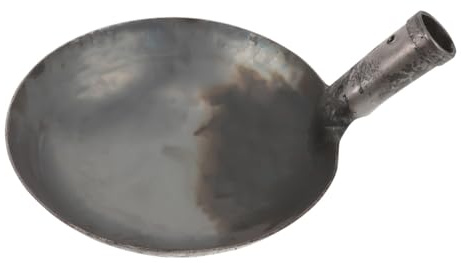 MAGICLULU Pala de Hierro para Estiércol Reutilizable, Cucharón Vertical de 24 Cm, Herramienta Resistente para Limpieza de Pozos, Lodos y Jardinería, Adecuado para Mantenimiento Agrícola