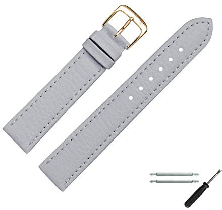 MARBURGER Uhrenarmband 18mm Leder Vegan - Werkzeug Montage Set 52018
