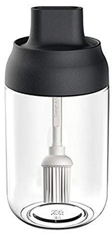 JOJYO Ölflasche,Bürste Ölflasche zum Grillen, Salat Machen, Kochen, Backen, Braten, Grillen 1pc