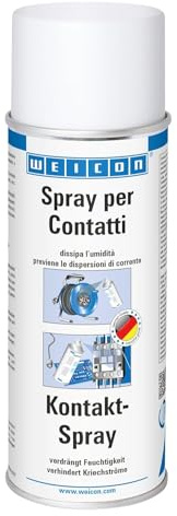 WEICON Spray Contact | 400 ml | Repelle l'umidità ed evita la dispersione di corrente