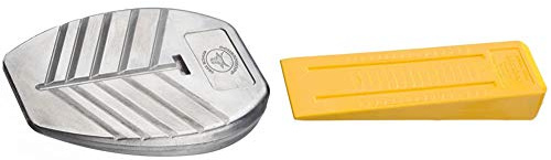 OCHSENKOPF OX 43-0510 Alu-Motorsägen Schnittkeil & Kunststoff-Fällkeil, Schlagfest und Kältebeständig, KWF-Profi Qualität, Hubhöhe 40 mm, Labrador