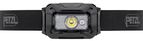 PETZL - Headlamp ARIA 1 RGB - Unisex, Black, 350 lumens