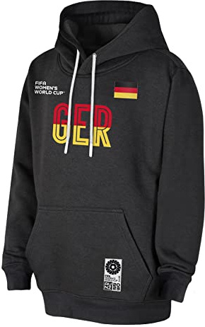 FIFA Unisex Official 2023 Women's Football World Cup Adult Team Hoodie, Germany Hooded Sweatshirt (pack of 1)