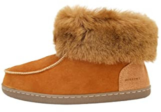 Hollert Lammfell Hausschuhe Emil Premium Herren Fellschuhe aus 100% Merino Lammfell Größe 46 EU