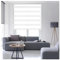 Ruby Deals Day and Night Roller Blinds Window- Dual Layer Fabric Zebra Roller Blind for Windows and Door Curtain- Day Night Blinds (White, 94X165cm)