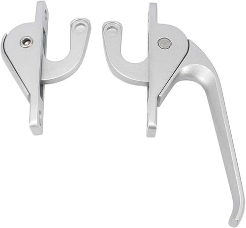 poignée de fenêtre, boucle de fenêtre, Poignées de porte et de fenêtre en alliage d'aluminium Poignée de bielle haut et bas Poignée de liaison Portes et fenêtres (Couleur : Or, Taille : B) 1 pièce