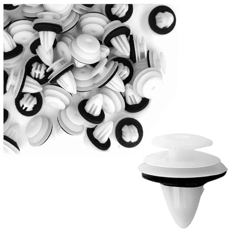 JNNJ Clip Di Fissaggio per Pannello Interno Portiera Auto, Clip Di Fissaggio Portatile per Porte Auto Pannello Paraurti, Robusto E Resistente Auto Fasteners Pannello Porta in Plastica(100 Pezzi)