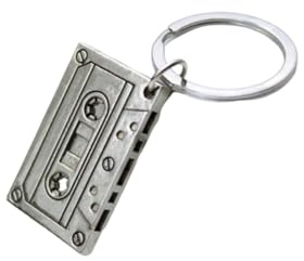 ARFUKA Schlüsselanhänger Kassette Anhänger Autoschlüsselanhänger Taschenanhänger Schlüsselringe Schlüsselbund Keychain für Geburtstag Weihnachten Valentinstag Feiertag Geschenk