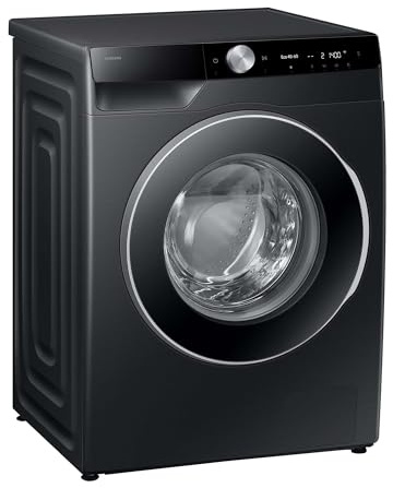 Samsung WW11DG6B85LBU2 Waschmaschine, 11 kg, 1.400 U/min, Extra energiesparend, EEK: A (-10%), AI Ecobubble, AI Wash, SuperSpeed 39 Min, AI Control, Schwarz