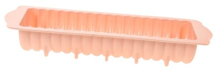 OKUMEYR 2pcs Silicone Dariole Moulds Loaf Baking Moulds Hot Dog Shapes DIY Cake Molds Oven Safe Non-Stick Easy to Clean Random Color