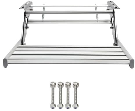 JDBDU Wohnwagen Trittstufe, Single Step Trittstufe für Wohnmobil, Trittstufen aus Aluminiumlegierung Manuelle Wohnmobiltrittstufen für RV Wohnmobile Reiseanhänger LKW