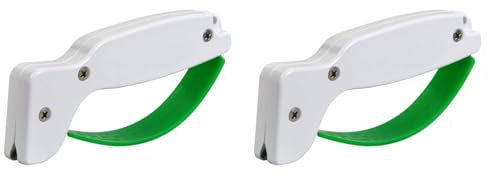 PAGJHRFJG 2X Tool Sharpener, Sharpening Knives, Cleavers, Axes, Machetes, Serrated Blades, Double Edge Cutting Blade Sharpener