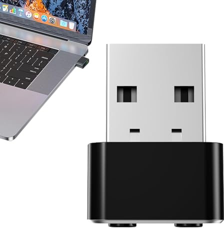 Jiggers USB Mice Mover | Nessun software Plug & Play non rilevabile Auto Jiggler Shaker Dispositivo per computer portatile
