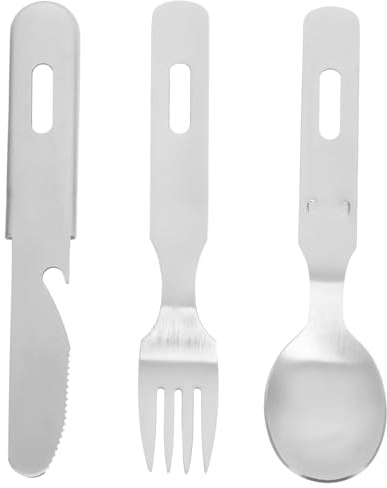 Toyvian Vajilla De Acero Inoxidable Vajilla para Mesa Kit De Cuchara Tenedor y Cortador Cubiertos para Carne De Boda Picnic Fiesta Cubiertos De Comida Occidental