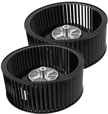 SHINEOFI 2pcs Range Hood Fan Wheel Screw Motor Exhaust Fan Wind Wheel for Kitchen