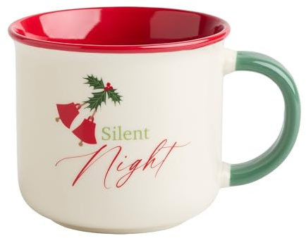home&you - Tasse à Café Giftosio Night, Mug 250 ml, Thé Chocolat Chaud, Cadeau Noël, Vaisselle en New Bone China, Compatible Micro-ondes et Lave-vaisselle - Multicolore