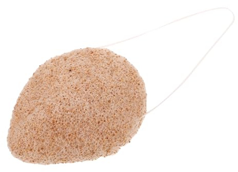 UKCOCO Esponja Facial de Cáscara Textura Gruesa para Limpieza Profunda y Exfoliación Delicada