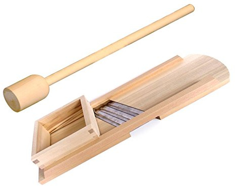 K&K Keramik STANDARD Size Beech Wood Cabbage Shredder PLUS Beech Wood Cabbage Stomper Imported From Germany