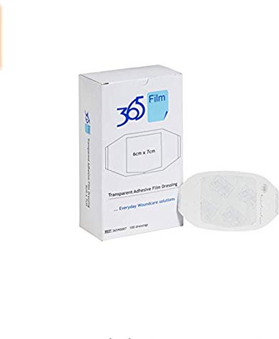 365 Folienverband, transparent, Ref 36590007, 6 x 7 cm, 100 Stück