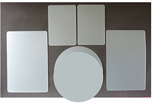 Art of Cake® Perfect Edge Flexi Smoother Set No 4 (5C) (Set of 6 Flexi Smoothers) for Cake Decorating (1. 2 x Circle Diameter 125mm 2. 2 x Rectangle 100 x 155mm 3.2 x Rectangle 100 x 70 mm)