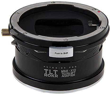 Fotodiox Pro TLT ROKR Tilt/Shift Lens Adapter Compatible with Mamiya 645 (M645) Mount Lenses on Hasselblad XCD-Mount Cameras Such as X1D 50c and X1D II 50c
