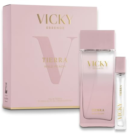 VICKY MARTIN BERROCAL SET Eau de Toilette TERRA 100 ml + EDT 20 ml | Profumo da donna | Fragranza floreale orientale e duratura | con note di pera, rosa e vaniglia