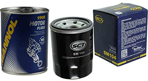 Original SCT Ölfilter SM 104 + SCT Motor Flush Motorspülung