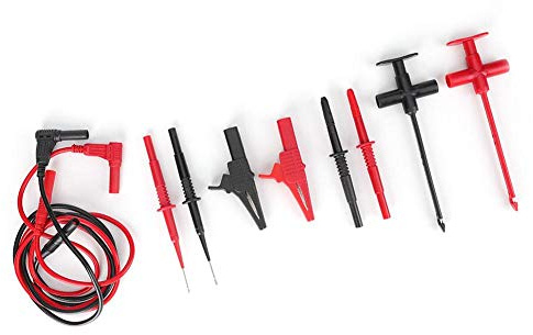 Multimeter Test Leads Kit, Banana Test Leads Kit Test Lead Kit for Testing Inside of the Plug for Auto, Telecom, Industry Non-Destructive Cable Test