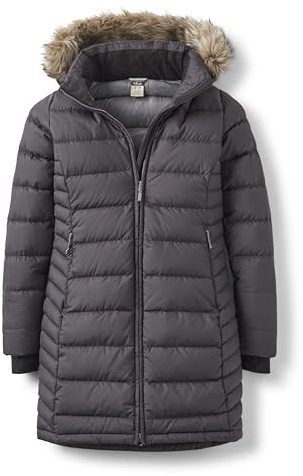 Rab Women's Deep Cover 700-Fill Long Down Parka Winter Coat for Hiking & Apres-Ski - Black - Small