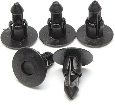 YONGYAO 20pcs 8mm Rivetti Clip di Rivestimento Pannello carenatura plastica Nero per paraurti Suzuki davanzali Moto 09409073085PK