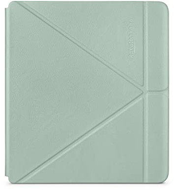 Kobo Sage SleepCover Étui | Vert clair | Technologie veille/réveil | Support bidirectionnel intégré | Cuir végétalien | Compatible avec liseuse Kobo Sage 8